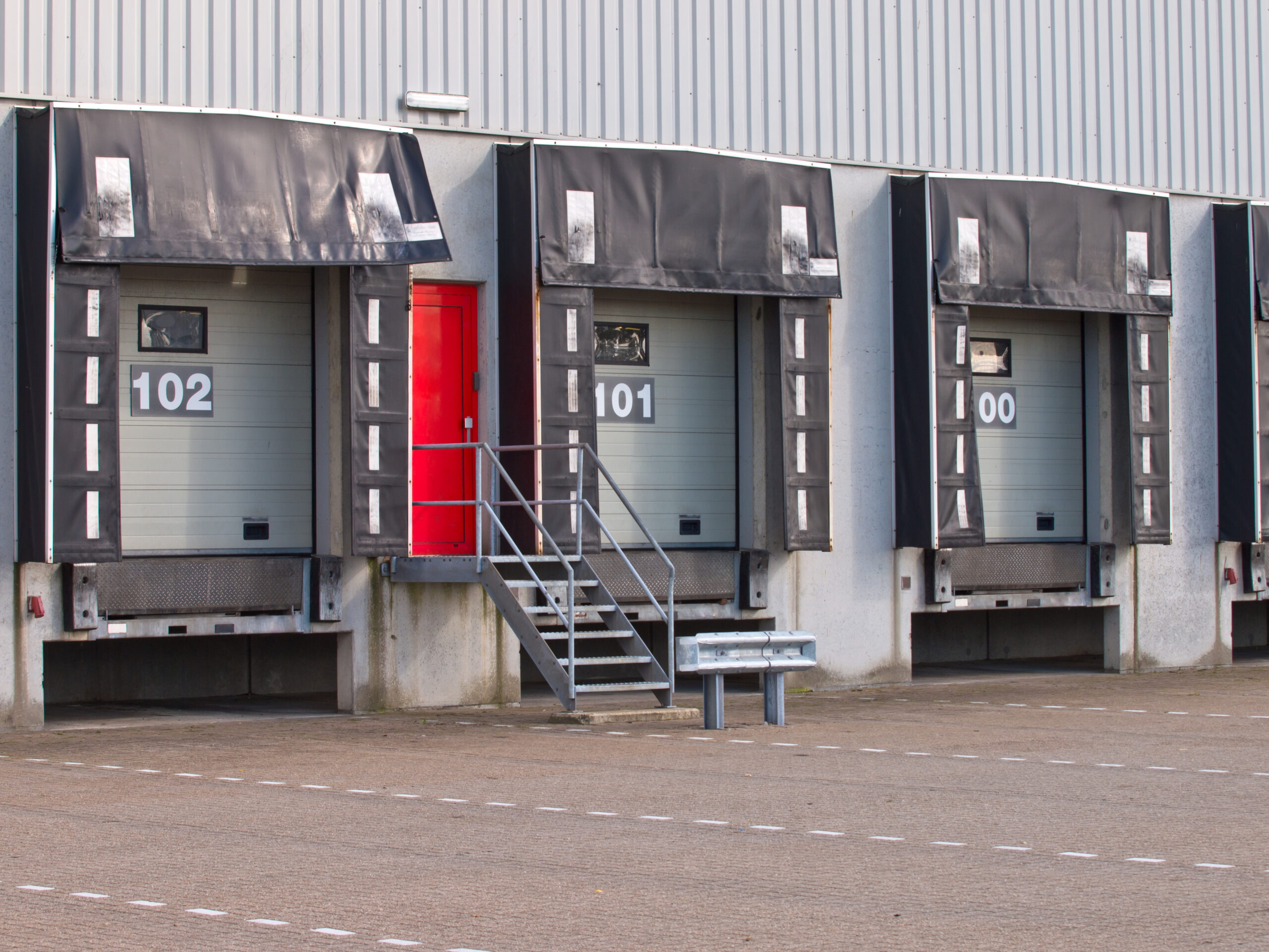 Freight Docks Export Concept Commercial doors